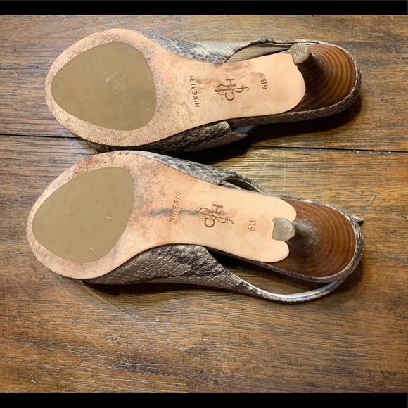 Snake skin kitten heels - Picture 2 of 6